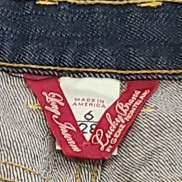 Lucky Brand Size 28 Sweet N Low 5 Pocket Ring Spun Cotton LN Jeans - Picture 3 of 9